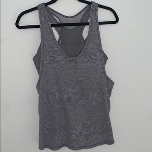 Lululemon Gray Tank Top w/ Built in Bra (8)